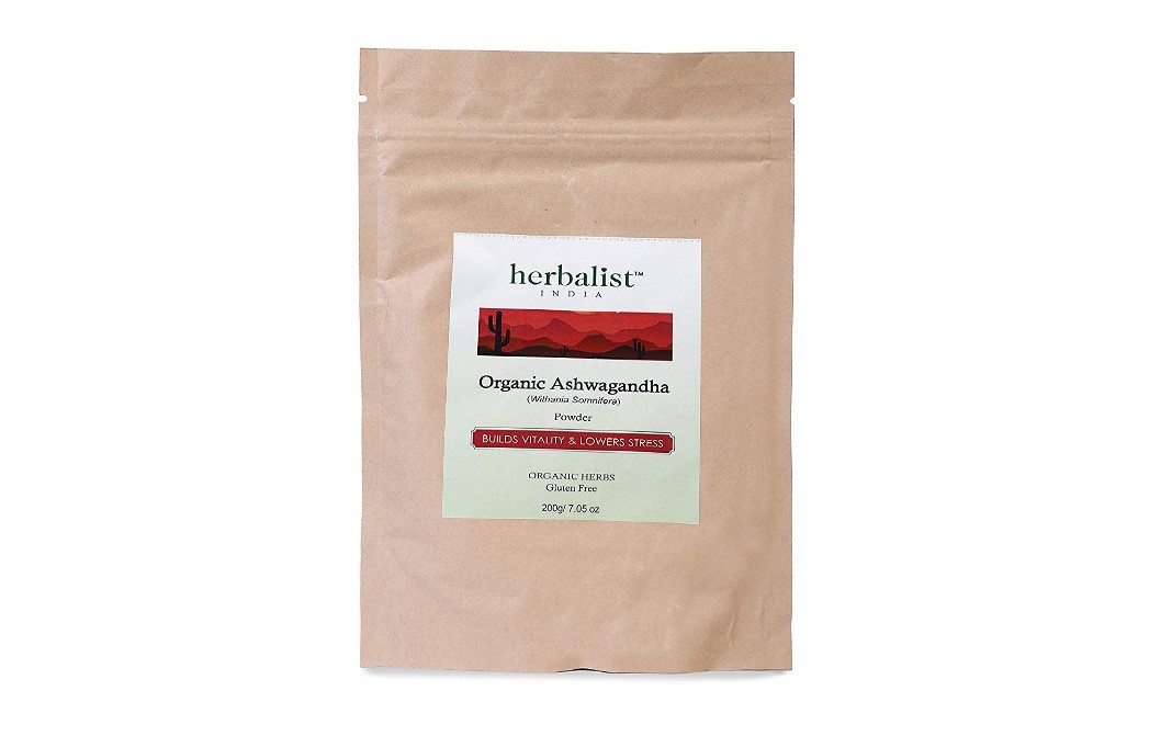 Herbalist Organic Ashwagangha Powder   Pack  200 grams